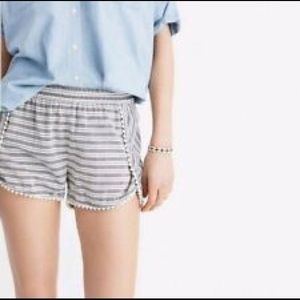 Madewell striped shorts